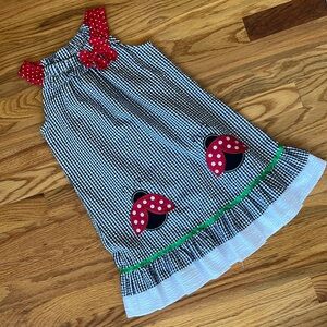 Emily Rose sundress with ladybugs girls size 6